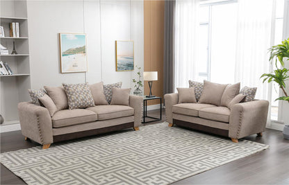 Bombay Sofa and Loveseat Set | Chenille