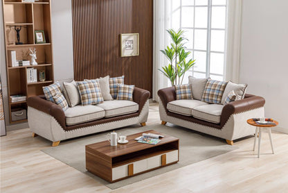 Cambridge Sofa and Loveseat Set | Chenille