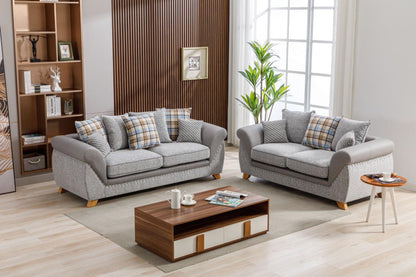 Cambridge Sofa and Loveseat Set | Chenille