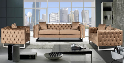 Fenzi Sofa and Loveseat Set | Velvet