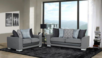 Thor Sofa and Loveseat Set | Linen