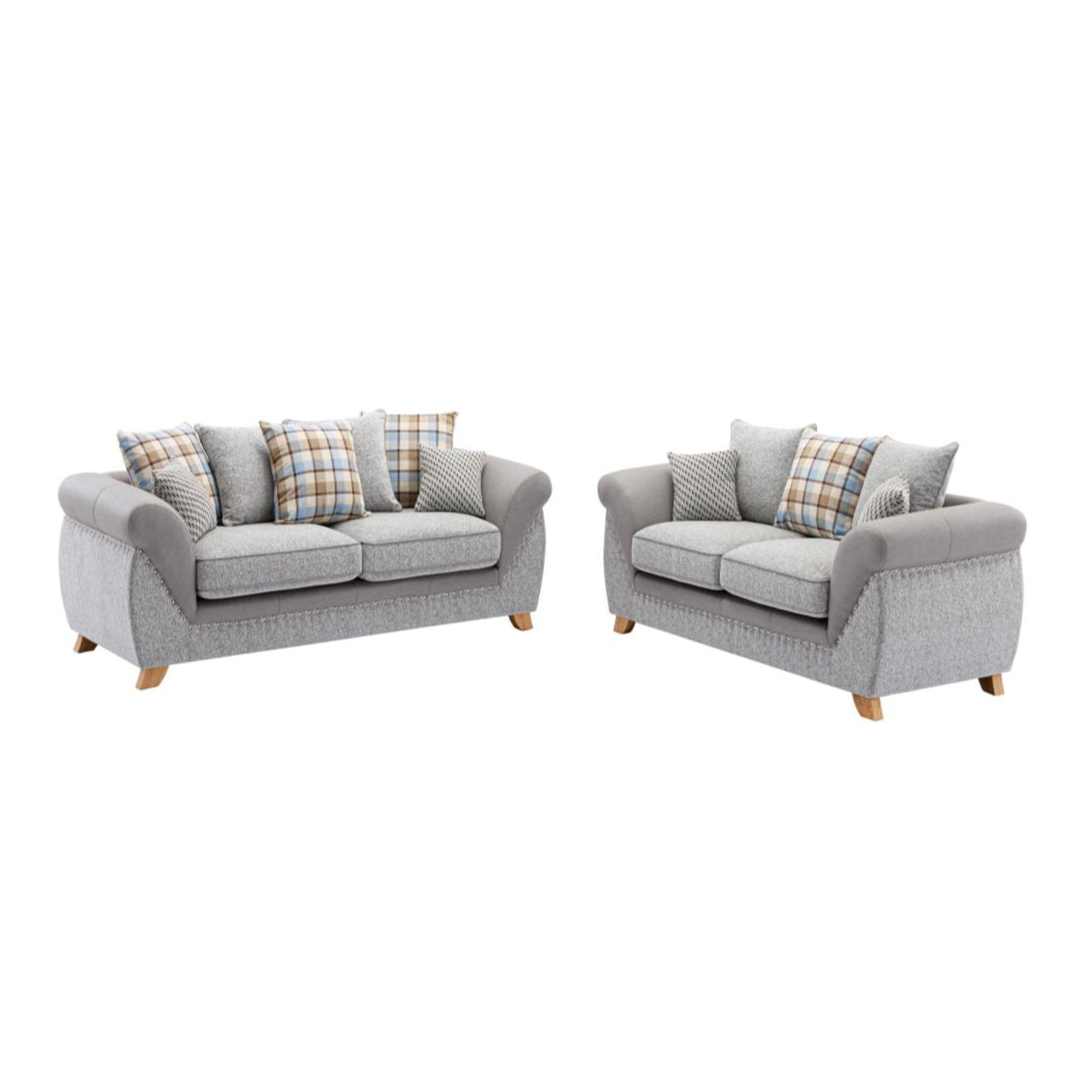 Cambridge Sofa and Loveseat Set | Chenille