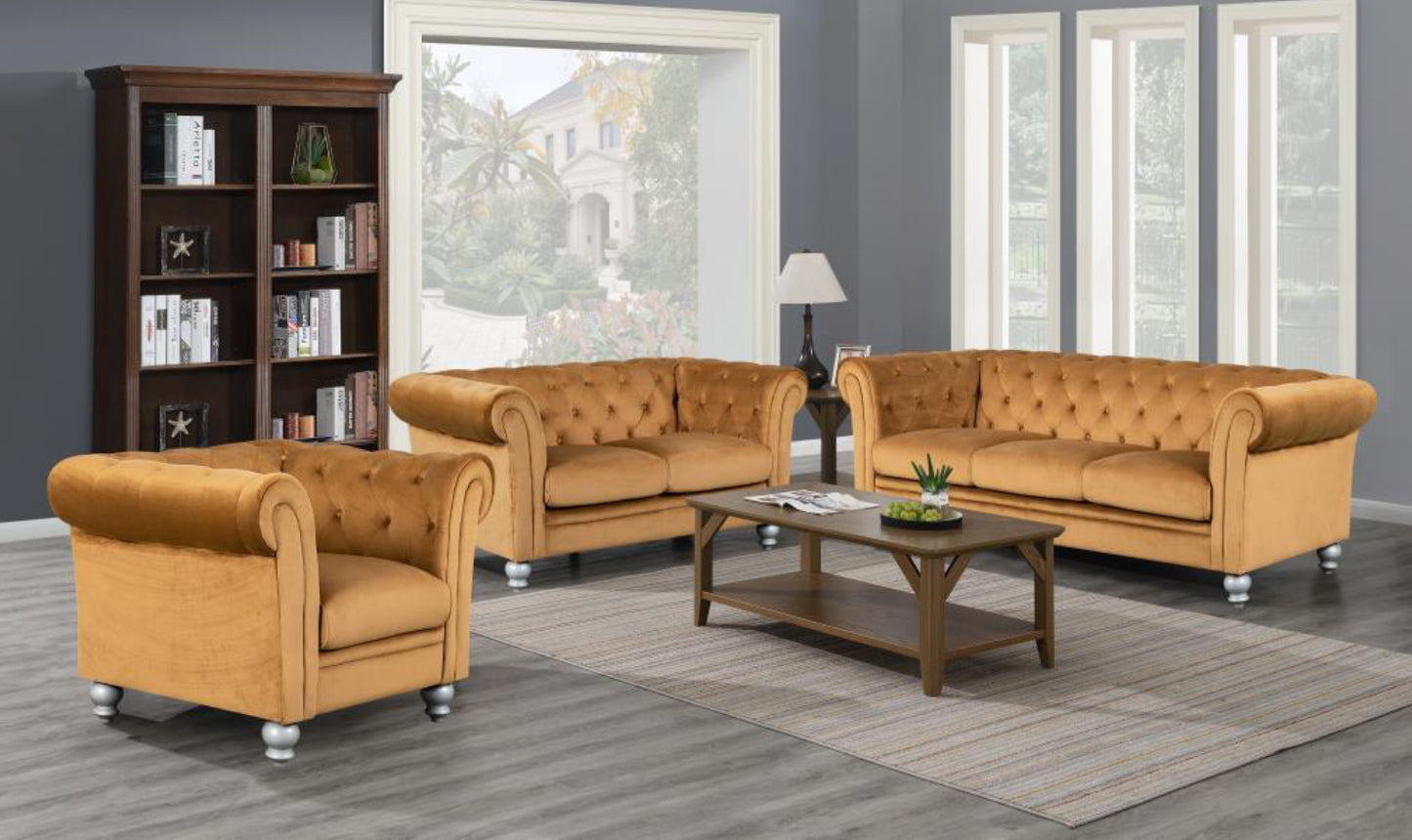 Lya Sofa and Loveseat Set | Velvet